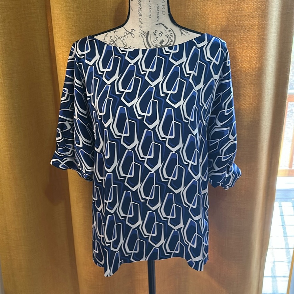 MICHAEL KORS SILK BLOUSE SIZE LARGE
